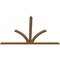 Ekena Millwork Richland Timber Gable Bracket, Western Red Cedar, 84"W x 53"H x 1 1/2"D x 3 1/2"F, 15/12 Pitch GBW084X53X0204RIC00SWR - alternate 4